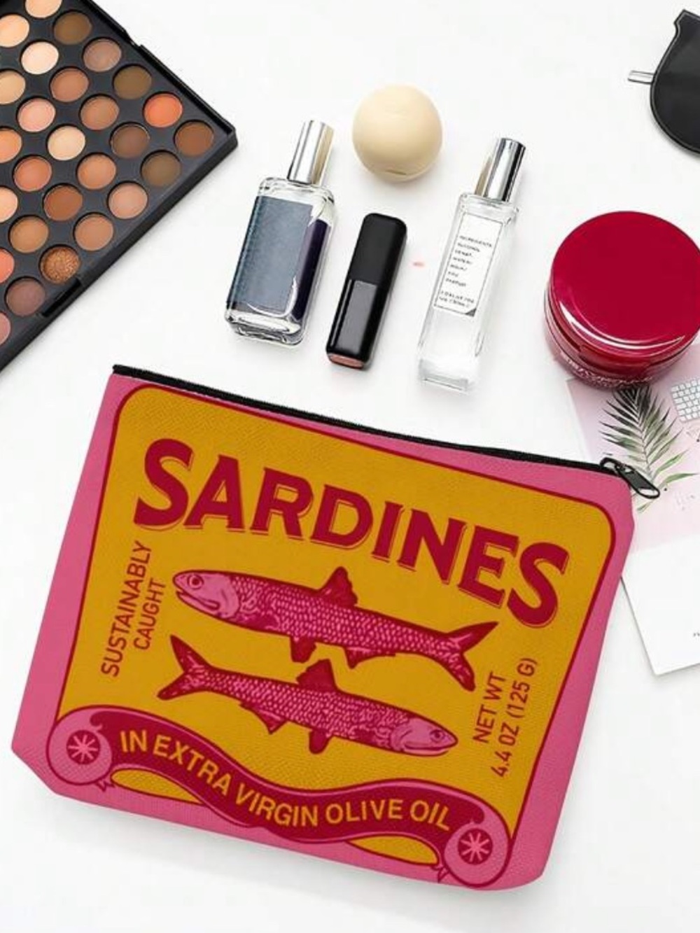 🐟NEW Sardines Graphic Zip Pouch/Bag🐟